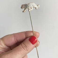 Love and Victory Cocktail Picks & Stirrers*Leopard Cocktail Pins (Set Of 4)
