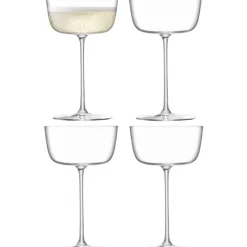 David Shaw Coupes / Nick & Nora*Lsa Borough Cocktail Saucers (Set Of 4)
