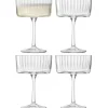 David Shaw Wine*Lsa Gio Line Champagne/Cocktail Saucers (Set Of 4)
