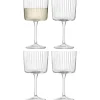 David Shaw Coupes / Nick & Nora*Lsa Gio Line Cocktail/Wine Glasses (Set Of 4)