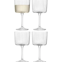 David Shaw Coupes / Nick & Nora*Lsa Gio Line Cocktail/Wine Glasses (Set Of 4)