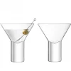 David Shaw Martini*Lsa Stemless Martini Glasses (Set Of 2)