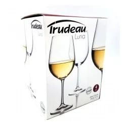 Trudeau Wine*Luna White Wine Glasses (Set Of 4)