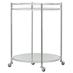 Torre u0026 Tagus Bar Carts*Manhattan 2-Tier Mirror Glass Bar Cart