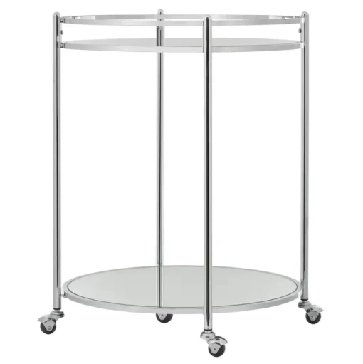 Torre u0026 Tagus Bar Carts*Manhattan 2-Tier Mirror Glass Bar Cart