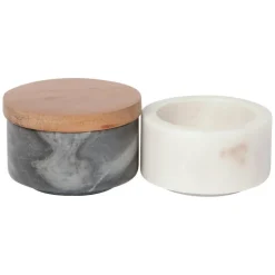 Danica Garnishes*Marble Salt Cellar