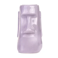 China Tiki*Mauve Moai Tiki Mug