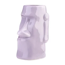 China Tiki Mugs*Mauve Moai Tiki Mug