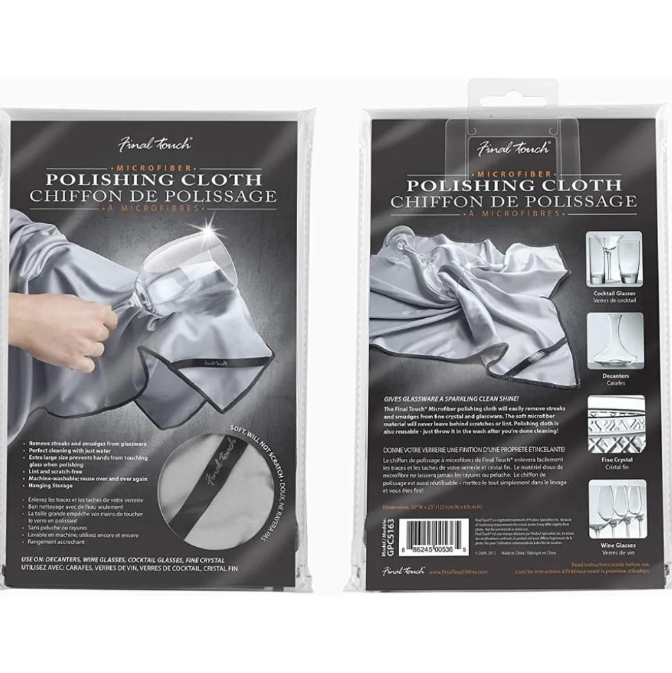 Product Specialties Inc. Decanters & Pitchers*Microfibre Glass Polishing Cloth