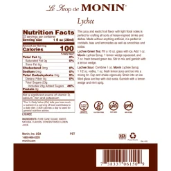 Mountain View Estates Syrups*Monin Lychee Syrup
