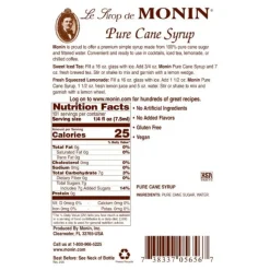 Mountain View Estates Syrups*Monin Pure Cane Sugar Syrup