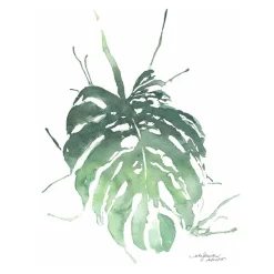 Niki Kingsmill Tiki*Monstera Greeting Card
