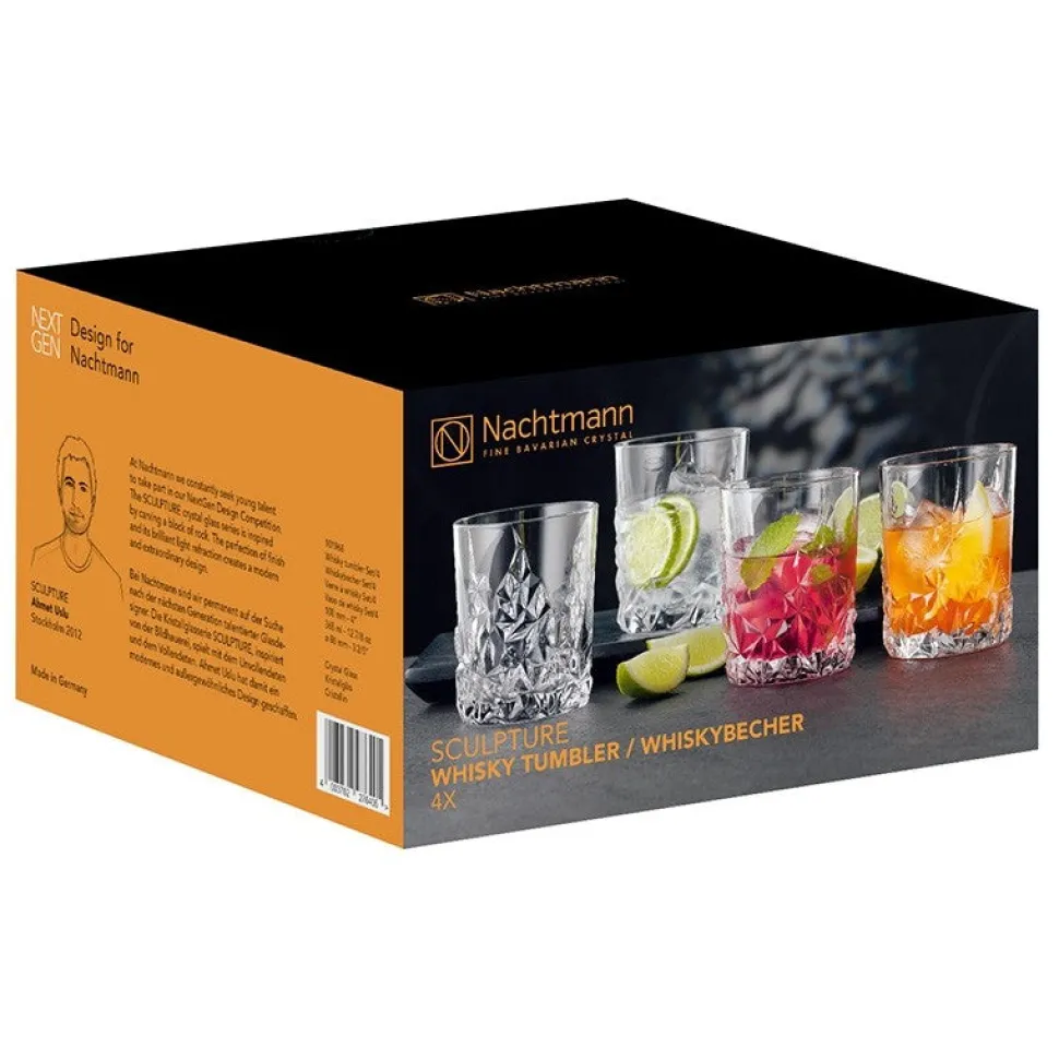 Portmeirion (formerly Royal Selangor) Tumblers*Nachtmann Sculpture Tumblers (Set Of 4)