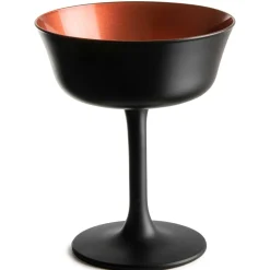 Urban Bar Coupes / Nick & Nora*Oro Nero Shallow Fizz Glass