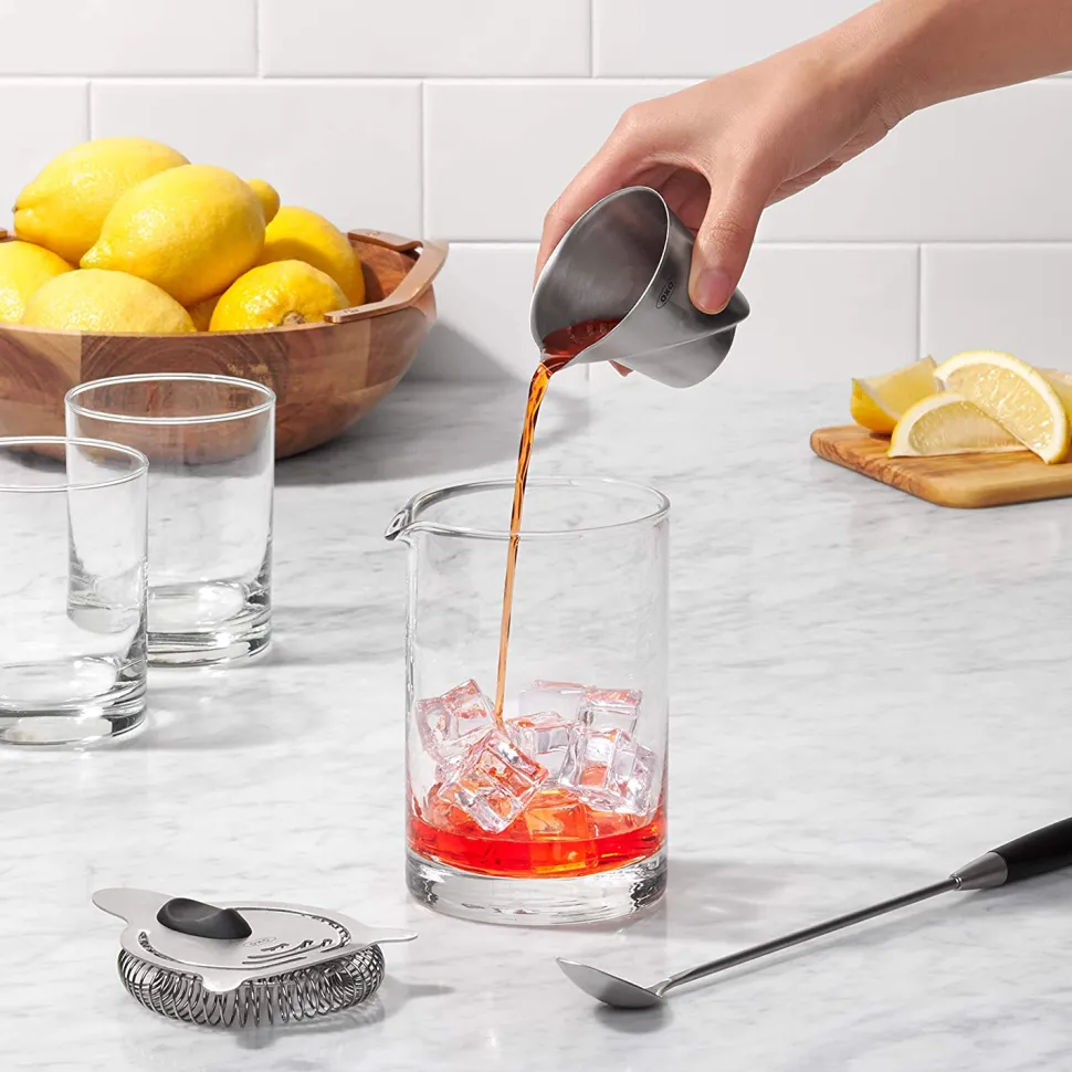 True Fabrications Jiggers*Oxo Stainless Steel Angled Jigger