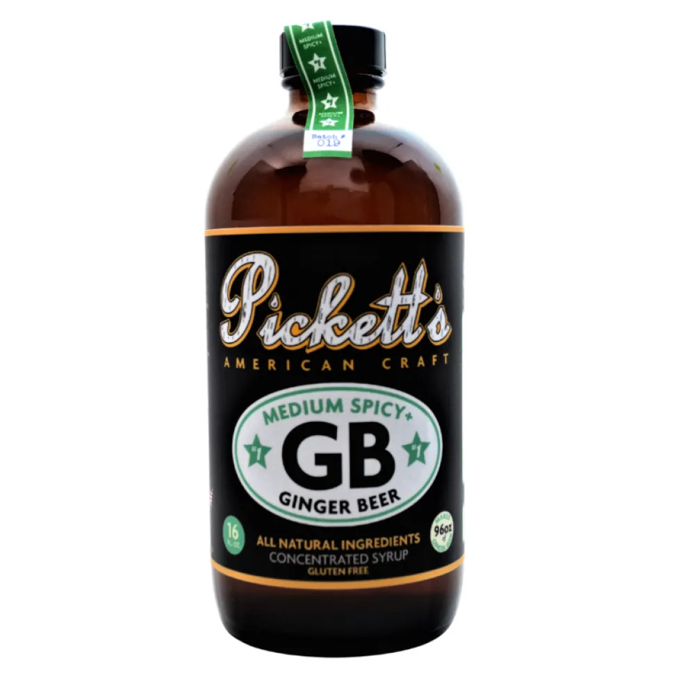 Pickett's Cocktail Mixers*Medium Spicy Ginger Beer Syrup