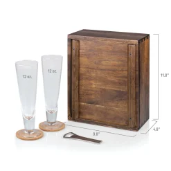 Taylor Hill Beer*Pilsner Beer Glass Gift Set