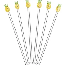 Product Specialties Inc. Cocktail Picks & Stirrers*Pineapple Stir Sticks (Set Of 6)