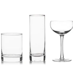 Better Refined - CHINA Coupes / Nick & Nora*Plain Glassware Collection (Set Of 12)