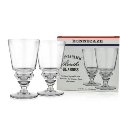 Bonnecaze Absinthe*Pontarlier Uncut Absinthe Glasses