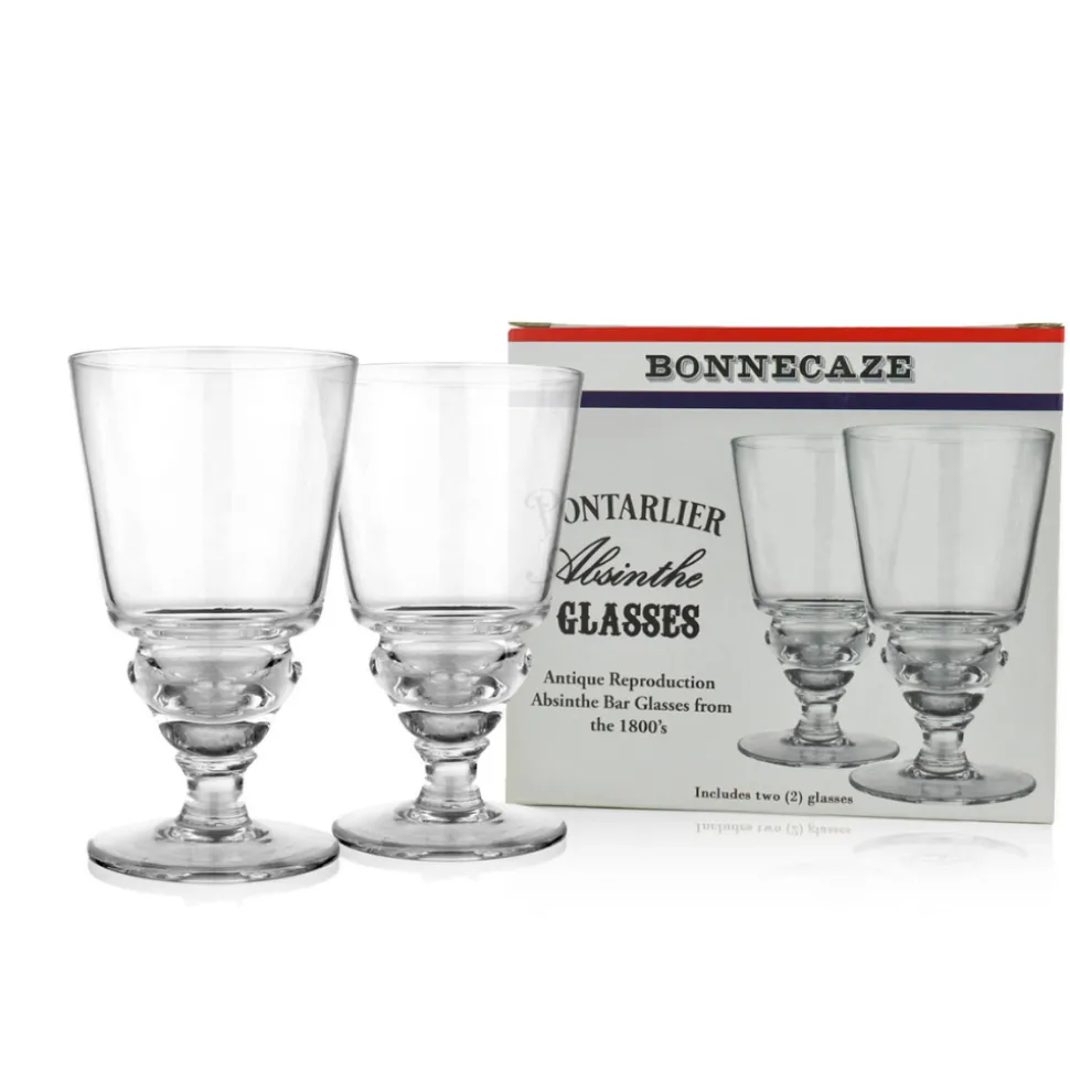 Bonnecaze Absinthe*Pontarlier Uncut Absinthe Glasses