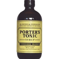 Porter's Tonic Syrups*Porter's Cardamom Orange Tonic Syrup