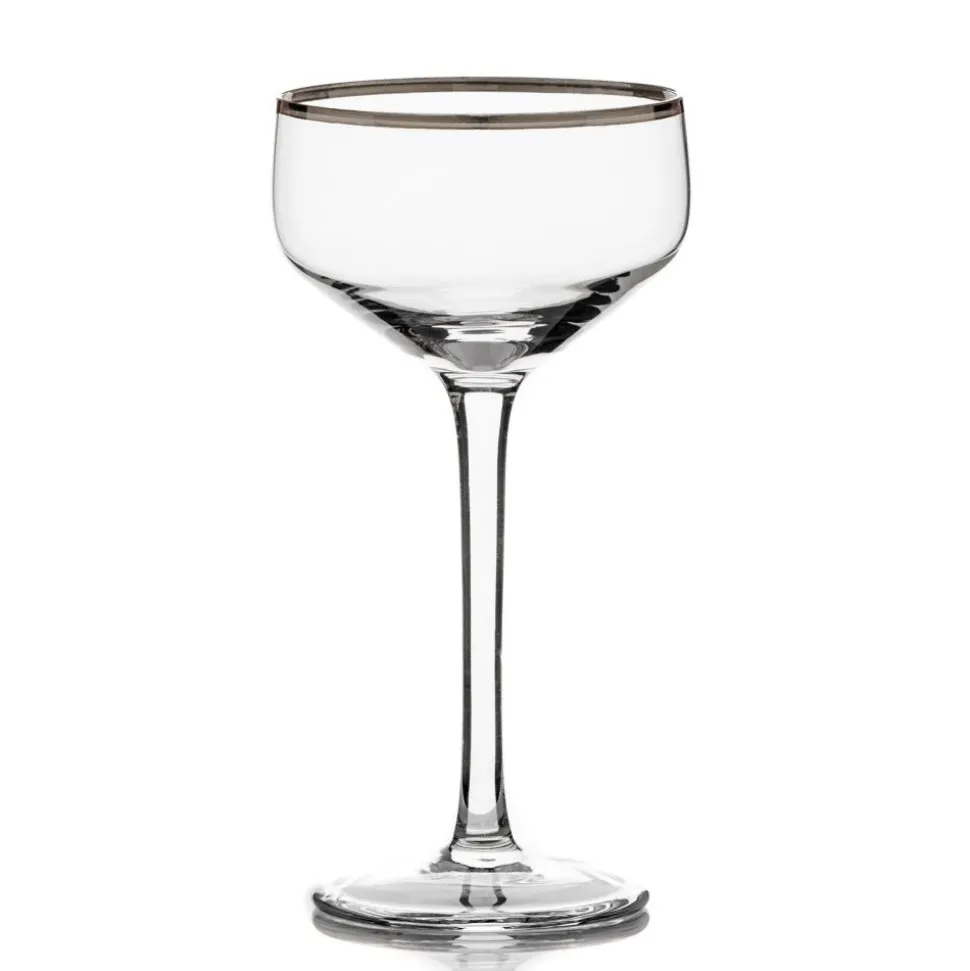 Better Refined - CHINA Potion House Bar Tools*Potion House Silver Rim Coupe