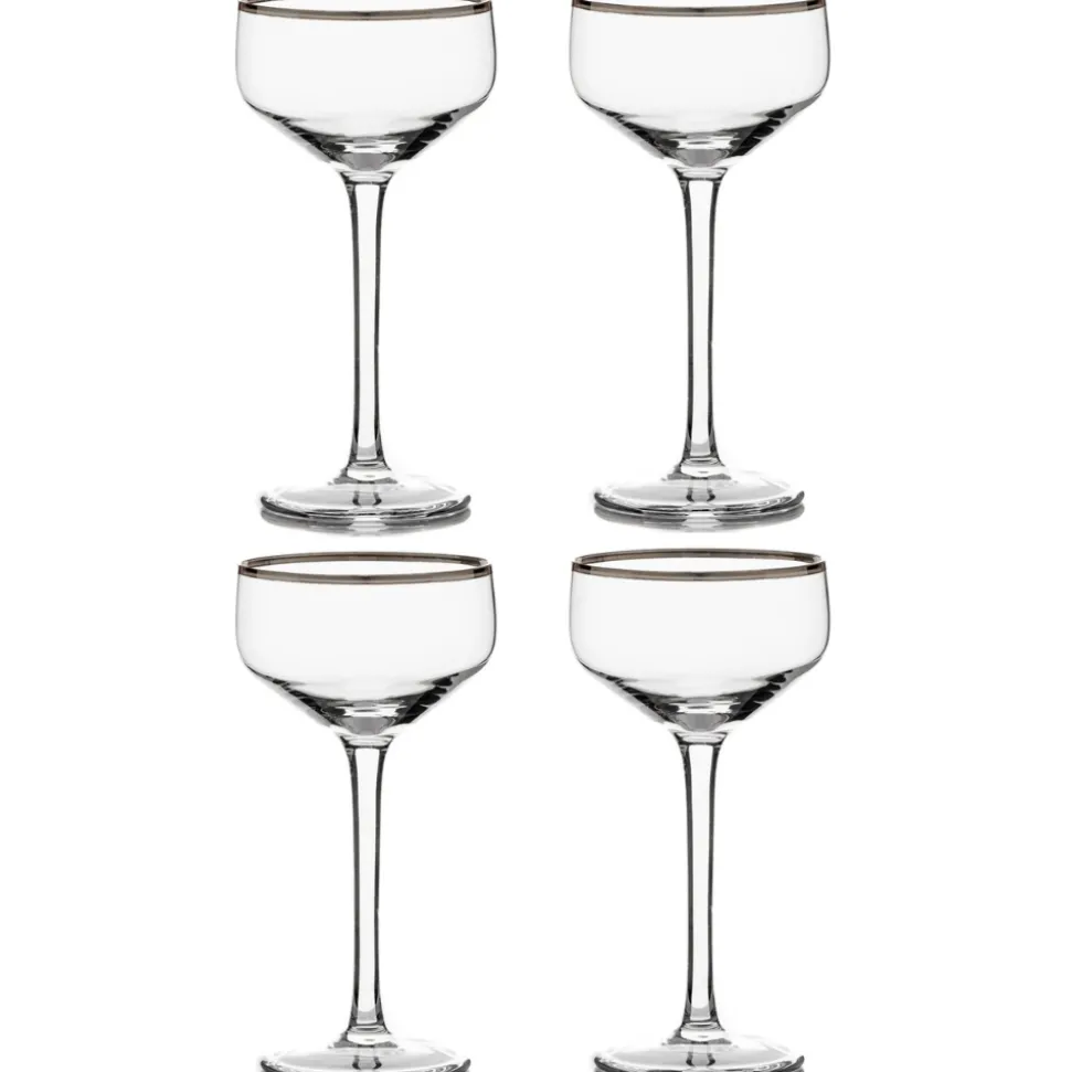 Better Refined - CHINA Potion House Bar Tools*Potion House Silver Rim Coupe
