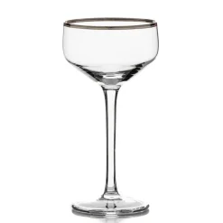 Better Refined - CHINA Coupes / Nick & Nora*Potion House Silver Rim Coupe