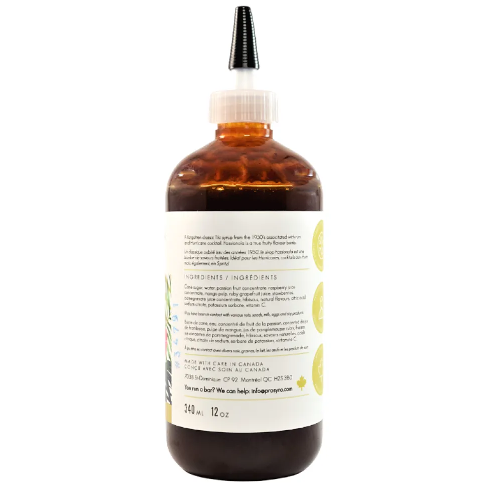 Enterprises JESEMI Inc. Syrups*Prosyro Ruby Fassionola Syrup