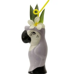 China Tiki*Purple Parrot Tiki Mug