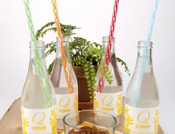 Kikkerland Tiki*Rainbow Reusable Straws (Pack Of 24)