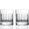 David Shaw Tumblers*Rcr Hand-Cut Barcode Tumblers (Set Of 2)