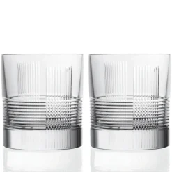 David Shaw Tumblers*Rcr Hand-Cut Quadri Tumblers (Set Of 2)