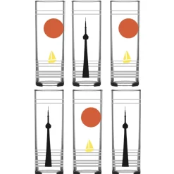 China Tiki Mugs*Retro Toronto Collins Glass