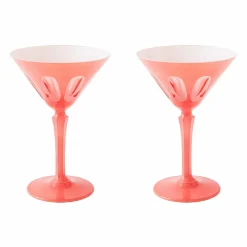 Aesthetic Movement Martini*Rialto Martini Glass (Salmon)