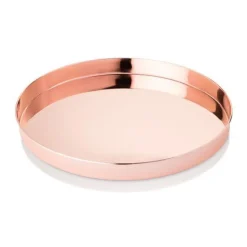 True Fabrications Coasters & Trays*Round Copper Tray
