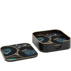 Torre u0026 Tagus Coasters & Trays*Savoy Agate Coasters (Set Of 4)
