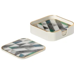 Torre u0026 Tagus Coasters & Trays*Savoy Geometric Coasters (Set Of 4)