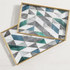 Torre u0026 Tagus Coasters & Trays*Savoy Geometric Tray