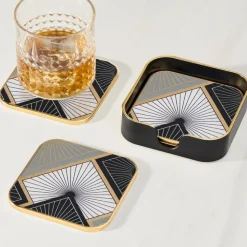 Torre u0026 Tagus Coasters & Trays*Savoy Radiant Tile Coasters (Set Of 4)