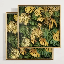 Torre u0026 Tagus Coasters & Trays*Savoy Tropical Leaves Tray