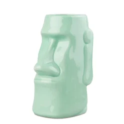 China Potion House Bar Tools*Seafoam Green Easter Island Tiki Mug