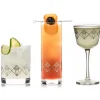 Better Refined - CHINA Coupes / Nick & Nora*Silver Dream Deco Glassware Collection (Set Of 12)