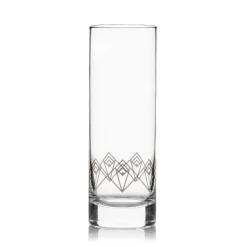 Better Refined - CHINA Highball Glasses*Silver Dream Deco Highball