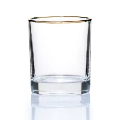 China Potion House Bar Tools*Simple Gold Rim Tumbler