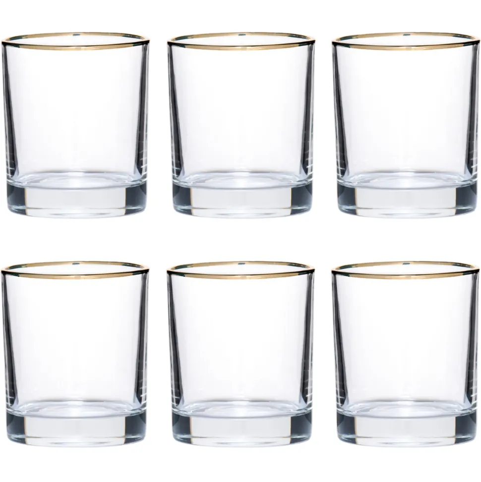 China Tumblers*Simple Gold Rim Tumbler