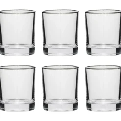 China Potion House Bar Tools*Simple Silver Rim Tumbler