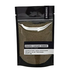 Canada's Best Caesar Mix Inc. Rimmers & Glitter*Singers Black Garlic Caesar Rimmer