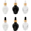 China Potion House Bar Tools*Skull Bitters Bottle In Black, White And Clear